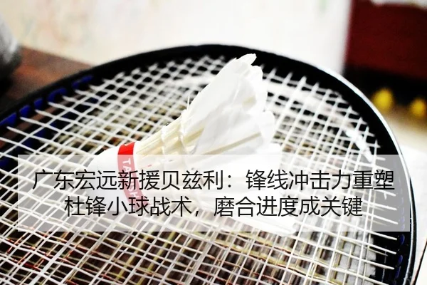 广东宏远新援贝兹利：锋线冲击力重塑杜锋小球战术，磨合进度成关键